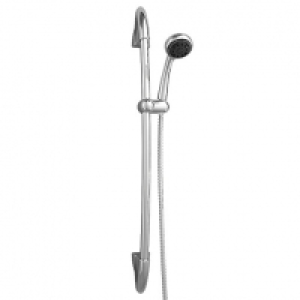 Wickes Curved Three Mode Handset & Riser Rail Kit Chrome £35.54