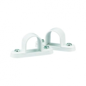 Wickes Conduit Spacer Bar Saddle White 20mm 5 Pack