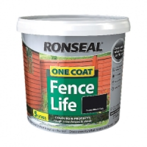 Ronseal One Coat Fencelife Black Oak 5L £7.99