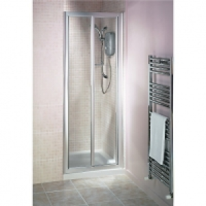 Wickes Bi-fold Shower Enclosure Door Silver Effect Frame 760