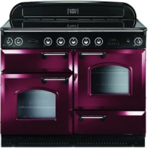 Rangemaster Classic 110 Natural Gas Fsd Cranberry & Chrome