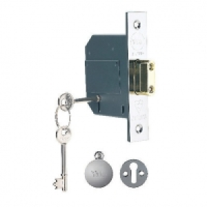 Yale P-M562-CH-80 5 British Standard Lever Deadlock 76mm Chr £26.59