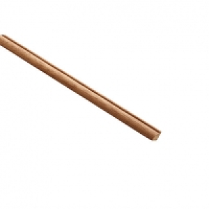 Wickes Dark Hardwood Glass Bead Moulding 9 x 9 x 2400mm