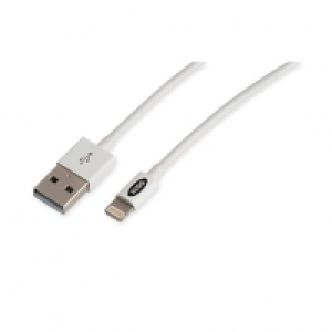 Ross Lightning To USB Sync And Charge Cable White 1m