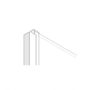 Aqualux Universal Bath/Shower Screen Angled Side Seal 2000mm £9.99