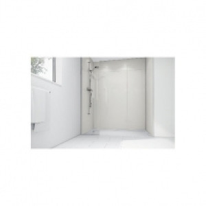 Wickes White Gloss Laminate 1700x900mm 2 sided Shower Panel  &pound;585.00