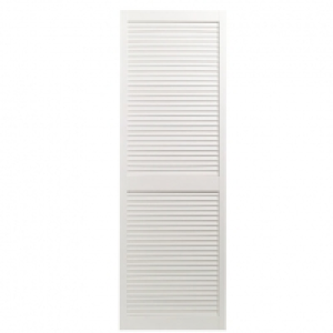 Wickes Internal Closed Louvre Door White Primed 1829 x 610mm