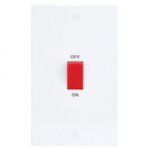 British General 45A 2 Gang Double Pole Cooker Control Unit W £9.49