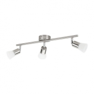 Philips Decagon LED 3 Bar Spotlight Chrome & Frosted Glass £49.99
