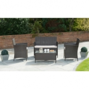 Venice Rattan Effect Sofa Set 4pc