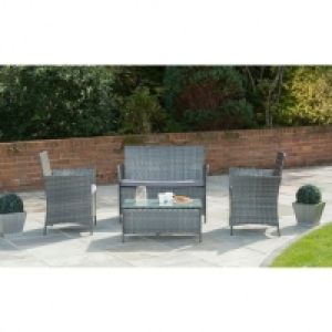Sorrento Rattan Effect Sofa Set 4pc