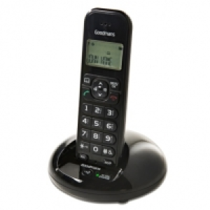 Goodmans Cordless Single Dect Phone - Black