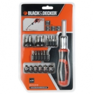 Black & Decker Ratcheting Multibit Screwdriver Set 29pc