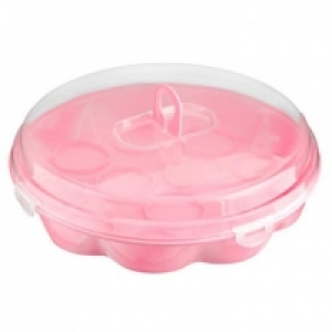 Poundland  Jane Asher Cup Cake Carrier - Pink