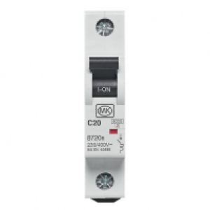 MK MCB Single Pole Type C 20A 230V C20