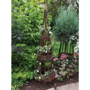 Concentric Willow Obelisk 1.2m - Pack of 2