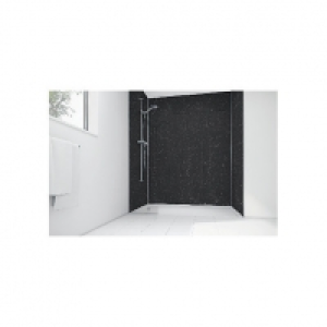 Wickes Burgos Marble Laminate 900 x 900mm 2 Sided Shower Pan