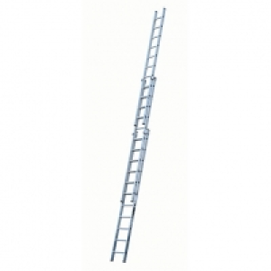 Trade 200 Extension Ladder - 3 section, 3.37m closed height