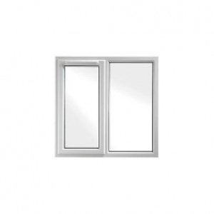 Wickes Upvc A Rated Casement Window White 1190 x 1160mm Lh S