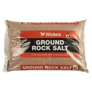 Wickes Rock Salt Major Bag 25kg £3.99