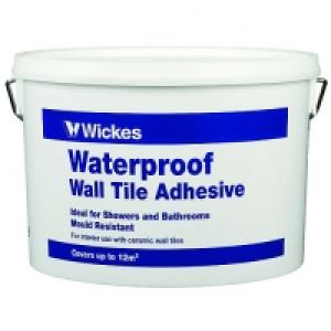 Wickes Waterproof Wall Tile Adhesive 10L £19.99