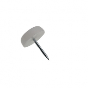 Wickes Plastic Furniture Glide Nail On 19mm Pack 10