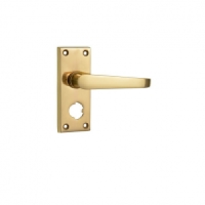 Wickes Rome Victorian Straight Privacy Handle Polished Brass £12.99