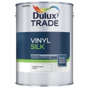 Dulux Trade Vinyl Silk Emulsion Paint Pure Brilliant White 5 £39.18