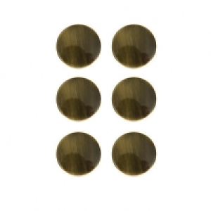 Wickes Victorian Knobs Antique Brass Effect 38mm 6 Pack £16.99