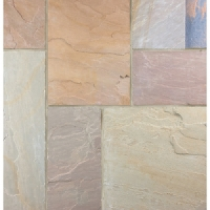 Marshalls Riven Harena Riven Autumn Bronze 845x560x22 Paving &pound;679.99