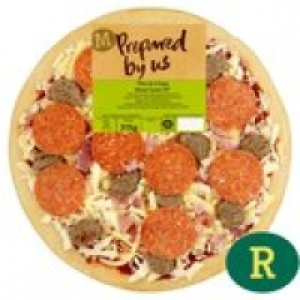 Morrisons Thin & Crispy Meat Feast Pizza 10 Inch