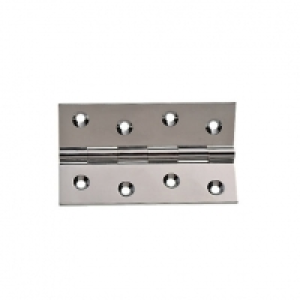 Wickes Butt Hinges Solid Brass Chrome Plated 100mm 2 Pack £11.49