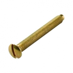 Wickes Electrical Brass Screws 30mm 4 Pack &pound;1.19