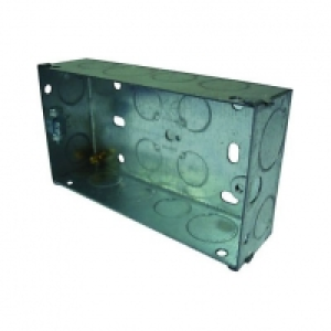 Wickes Metal Box 2 Gang 25mm £0.79