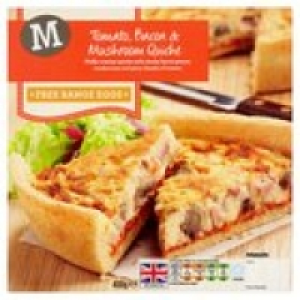 Morrisons Tomato Bacon & Mushroom Quiche