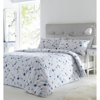 Debenhams Home Collection Blue printed floral Reenell bedding set