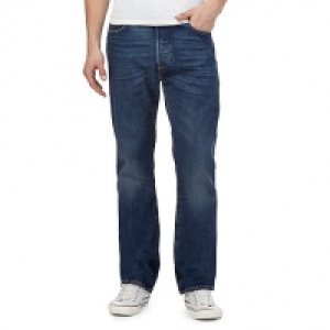 501 mid wash blue straight leg jeans £90.00