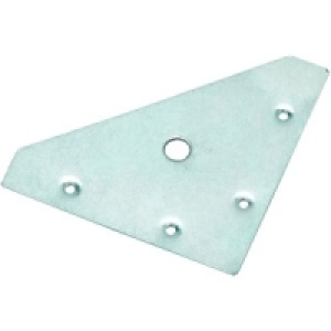 Wickes 83mm Zinc Plated Corner Bracket Pack 4 £4.49