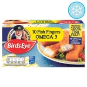 Birds Eye 10 Fish Fingers Omega3 280G £1.50
