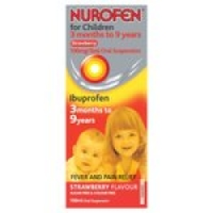 Nurofen For Children 3+ Months Strawberry Li £3.15