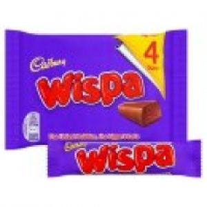 Wispa Chocolate Bar 4 Pack £1.00