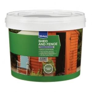 Wickes Shed & Fence Timbercare Sherwood Green 5L £4.99