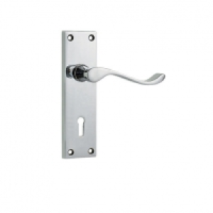 Wickes Monaco Victorian Scroll Lock Handle Chrome Finish £11.99