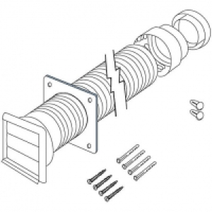Electrolux CDK5F Flexible Ducting Kit 125mm £25.00