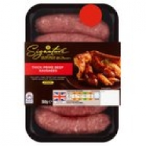 M Signature Beef Sausages