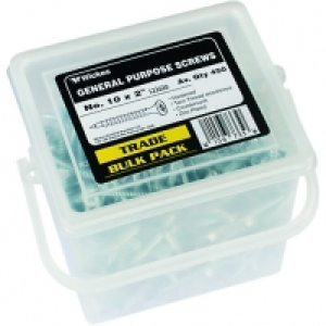 Wickes Twin Thread Screws No.10x50mm Pack 450 £5.99
