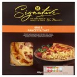 M Signature Brie & Pancetta Tart