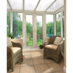 Wickes Traditional Conservatory T12 Dwarf Wall White 4630 x