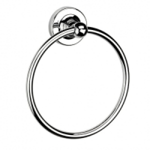 Wickes  Croydex Worcester Flexi Fix Towel Ring Chrome