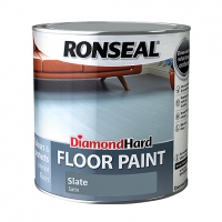 Wickes  Ronseal Diamond Hard Floor Paint Satin Slate 2.5L